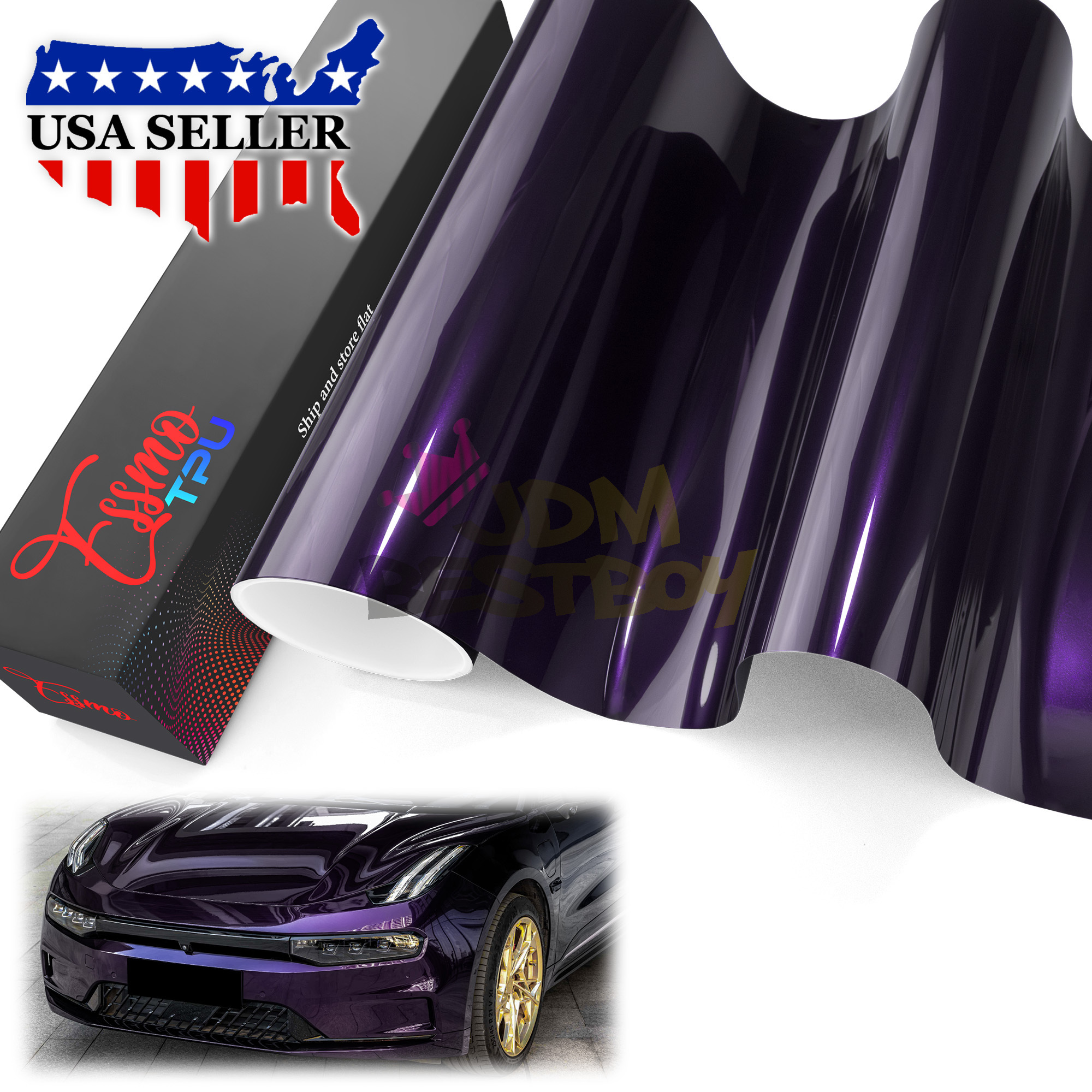Gloss Metallic PPF TPU Paint Protection Film Dry Wet Apply Vinyl Wrap Anti-Scrat