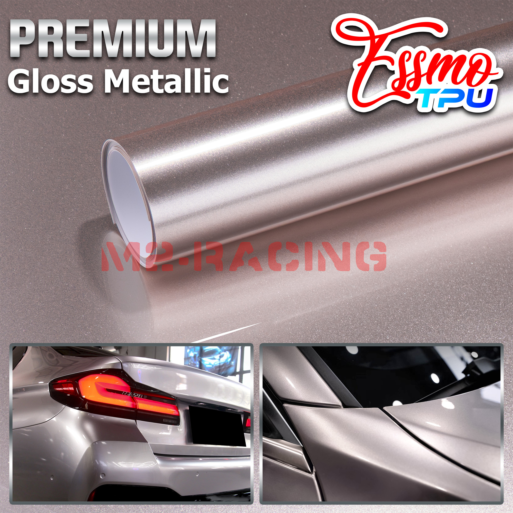 Gloss Metallic PPF TPU Paint Protection Film Dry Wet Apply Vinyl Wrap Self Heal