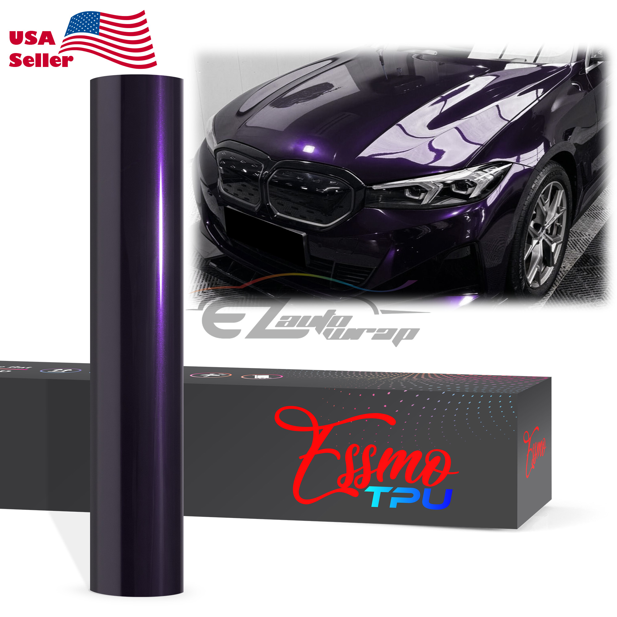 Gloss Metallic PPF TPU Paint Protection Film Dry Wet Apply Vinyl Wrap Anti-Scrat