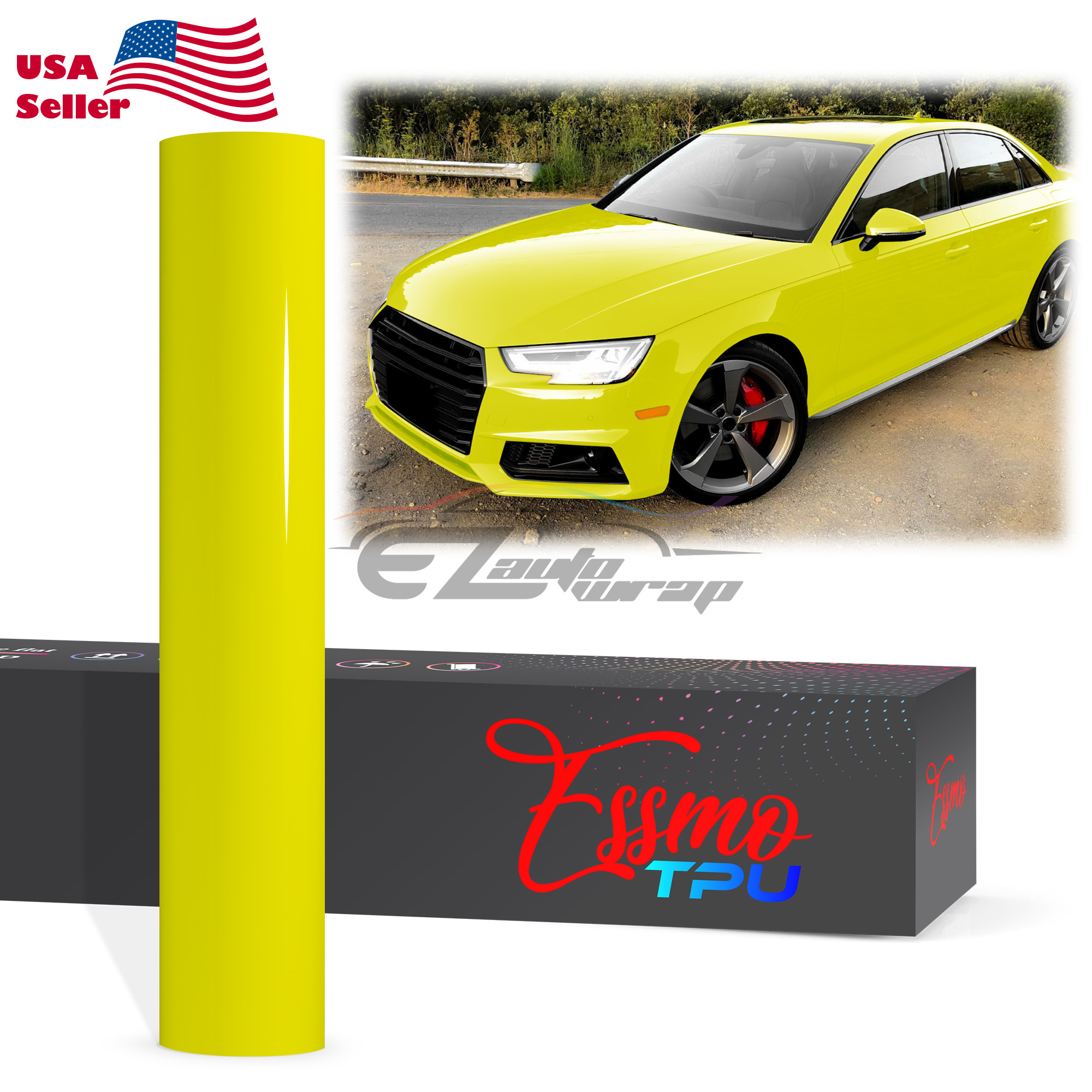 TPU Color Gloss PPF Paint Protection Film Dry Wet Apply Vinyl Wrap Self Healing