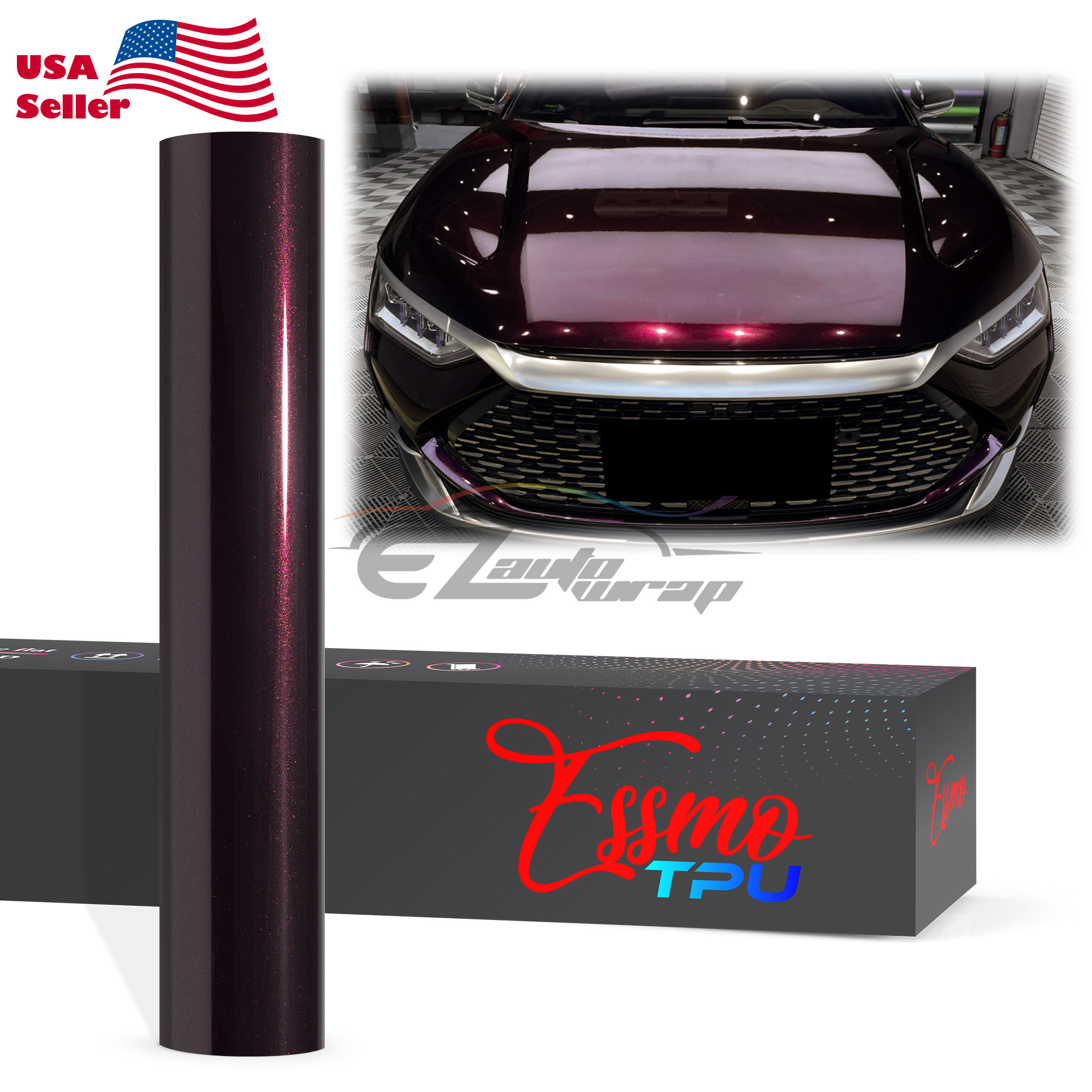 Gloss Metallic PPF TPU Paint Protection Film Dry Wet Apply Vinyl Wrap Hybrid Car