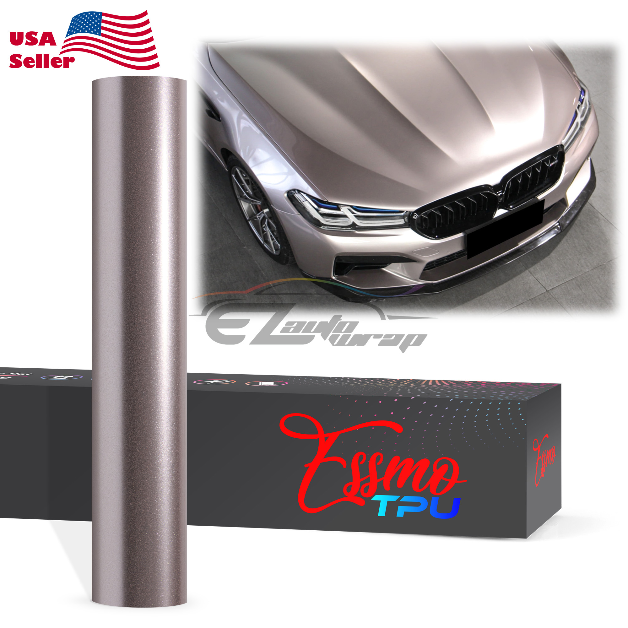 Gloss Metallic PPF TPU Paint Protection Film Dry Wet Apply Vinyl Wrap Self Heal