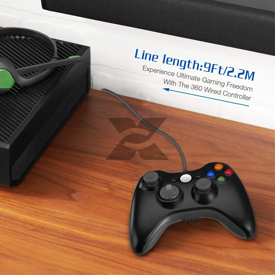 New Wired Controller USB For PC Compatible Xbox 360 Windows 7 8 10 11 Gamepad US