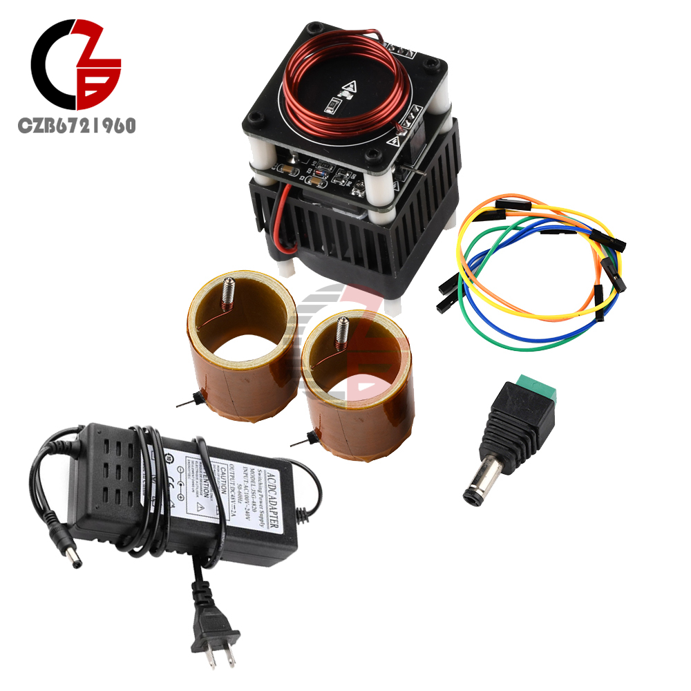 DC 36–48V Tesla Coil Hfsstc Electronic Candle High-Frequency Plasma Flame 10min