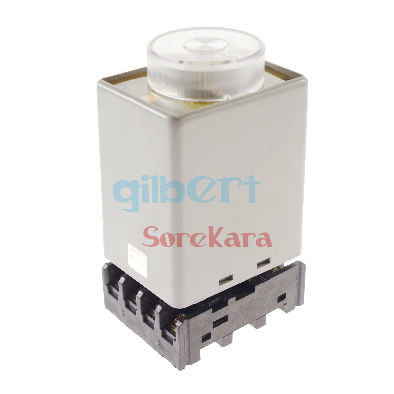 1 Sec To 60 min Time Delay Power OFF Power ON Timer Relay With Socket Base